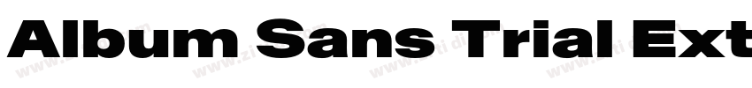 Album Sans Trial Ext字体转换